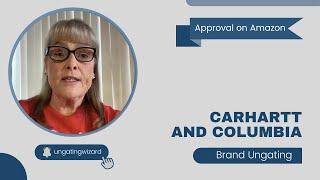 Brand Approval -  Carhartt and Columbia (Amazon Ungating Service)