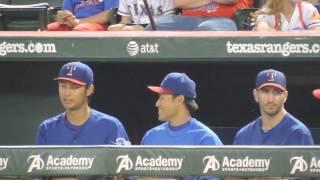 Yu Darvish & Kensuke Tanaka (Mar.27, 2014 @Globe Life Park in Arlington)