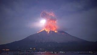 Explosive eruption of Sakurajima on November 12, 2019.　桜島爆発