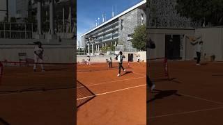 Play in a mythical place #tennis #tennislove #tennispassion #passion #sport #tennisvideo #funny