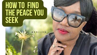 How To Find Peace! Intentional ways to live. #Love