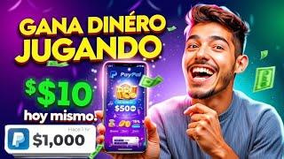 COMO GANAR DINERO PARA PAYPAL JUGANDO  $10 USD HOY MISMO!  2025 (NUEVA APP)