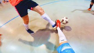 INDOOR SOCCER IN FIRST PERSON - INDOOR SOCCER GOALKEEPER GOPRO