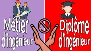 Métier d'ingénieur VS Diplôme d'ingénieur