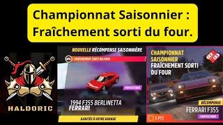 Forza Horizon 5 (FH5) Championnat Saisonnier : Fraîchement sorti du four.