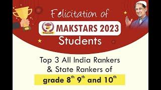 Felicitation of Makstars 2023 Students