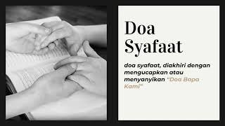 Doa Syafaat & Doa Bapa Kami