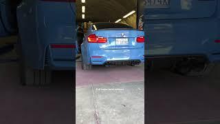 2015 m3 Milltek cat back exhaust (afe down pipes)