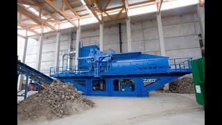 Scrap metal hammer mill. Zato 1613 Blue shark.