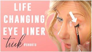 Best eyeliner trick for mature eyes! #shorts