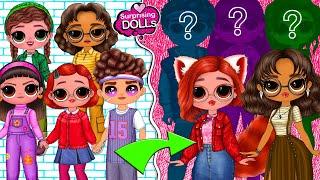 Turning Red Mei Lee, Priya, Miriam, Abby and Tyler Grow Up - DIY Paper Dolls & Crafts