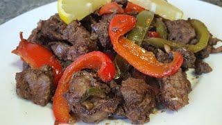 Chicken liver Egyptian Recipe | Kibda | كبده دجاج