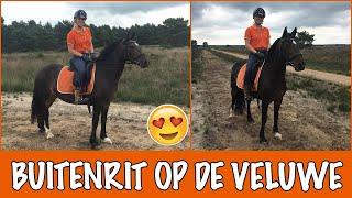 Met Lizzie op buitenrit op de Veluwe | PaardenpraatTV