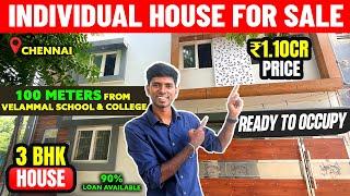 3 BHK Luxury Individual House For Sale in Chennai Ambattur | Sanjaysamy | Vlog #243