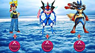 Ash All Pokemon Dynamax fusion  || Biggest Pokemon evolution every 