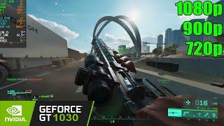 GT 1030 | Battlefield 2042 - 1080p, 900p, 720p test in 2022