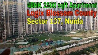 4BHK Flats For Rent in Noida | Flats For Rent on Expressway |  Apartment in Logix Blossom County ||