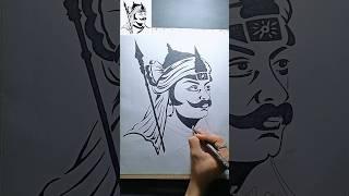 Maharana pratap drawing #shorts #maharanapratap #jayanti #drawing