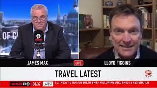 The TRIP Group discusses the latest travel restrictions on Talk Radio TV