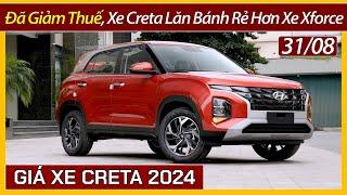 Có giảm thuế, Xe Hyundai Creta rẻ hơn xe Xforce. Chi tiết xe lăn bánh và trả góp dịp lễ 2/9