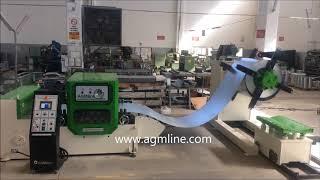 Rulo Sac Boy Kesme Makinası AGMline Cut to length line