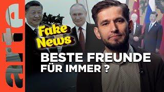 Russland & China - Wie die große Freundschaft im Kreml-TV inszeniert wird | Fake News | ARTE