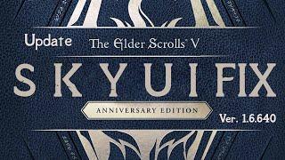 SkyUI & Hide SkyUI Skyrim Anniversary Edition FIX (Manually Methode) Update