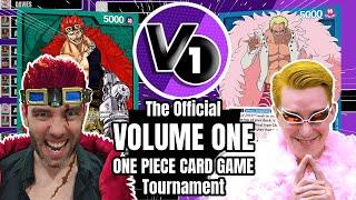 AlexanderArts VS @VolumeOnePodcast! Round 2 of The V1 OPCG Tournament | One Piece Card Game [OP01]