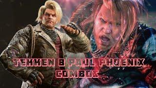 Tekken 8 Paul Phoenix Combos |  #tekken8 #tekken8paul #combo #guide