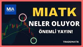 Mia Teknoloji Miatek Kritik Nokta – Miatk Teknik Analiz - Miatk hisse - Miatk  #miatk MİATEK