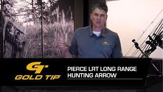 Gold Tip Pierce LRT Hunting Arrow-Micro Diameter Long Range Accuracy, 1-Piece Component Straightness