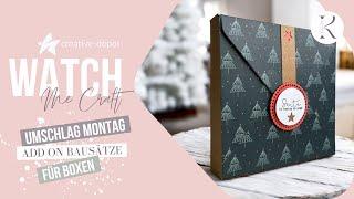 WATCH ME CRAFT | Umschlag Montag | Add on Bausatz für Boxen | Creative Depot | Oktober 2024