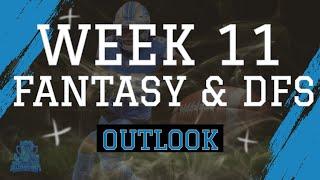 NFL 2024 Week 11 Fantasy Football & DFS Outlook