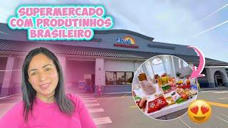 COMPRAS NO SUPERMERCADO DE PRODUTOS BRASILEIROS! VEJA QUANTO GASTEI