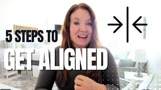 Get Into Spiritual Alignment Fast! | Law of Attraction Tips in 5 Steps