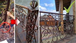 Перила  (Установка Forged railing installation)