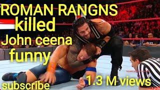 #samthefun | Roman reigns killed johnceena see | Roman reigns v/s John ceena match wwe |wwe comedy