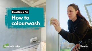 Paint like a Pro - How to colourwash