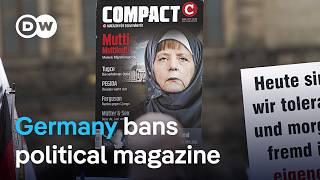 Police raid far-right 'Compact' magazine properties in Germany | DW News