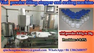 VIAL POWDER FILLER STOPPER AND SEALING MACHINE(5ML)