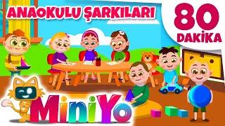 Miniyo Tüm Anaokulu Şarkıları Bir Arada | 80 Dakika