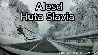 Alesd - Huta Slavia 23.11.2024 Drive with me! Dash Cam Tours.