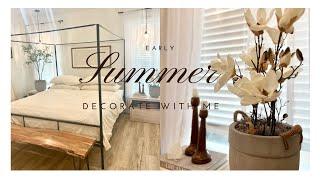 2023 Early ￼Summer Decorate with me / Summer Bedroom refresh/ ￼Decorating ideas/ Neutral Home Decor