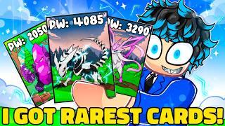 Unlocking the RAREST CARD in BATTLEMON RNG on Roblox!