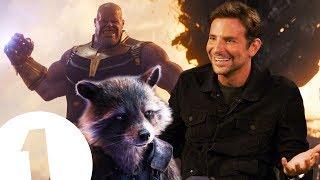 "Thanos has a point!" Bradley Cooper on Rocket Racoon and The Avengers