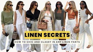 How to style linen pants to look more expensive