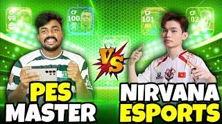 PES MASTER  NIRVANA ESPORTS || അവൻറെ squad കണ്ട് കണ്ണ് തള്ളിപ്പോയി