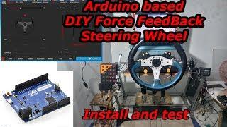 Install and test latest EMC utility. arduino based DIY Force FeedBack Steering Wheel