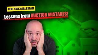 Lessons from Auction Mistakes!