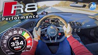 Audi R8 Performance | 0-335 km/h acceleration | by Automann in 4K